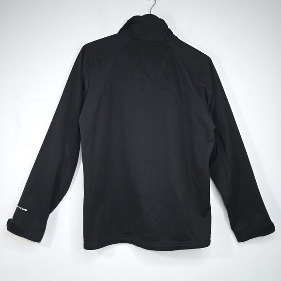 Columbia Omni Wind Block Omni Heat Jacket Mens S Black Windproof Softshell - Picture 6 of 8
